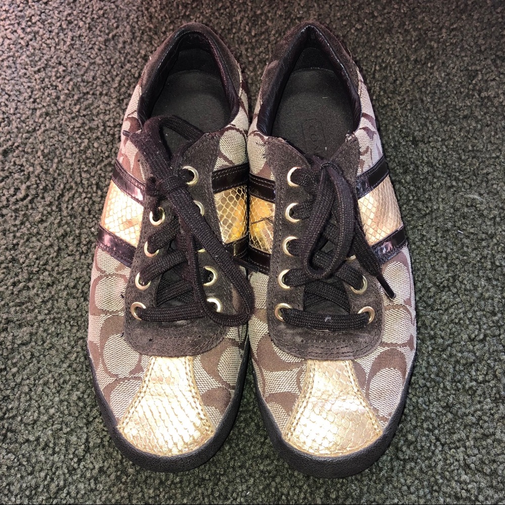 Coach Brown Size 7 Sneakers